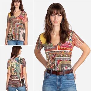 Johnny Was Calloway Favorite V-Neck Tee